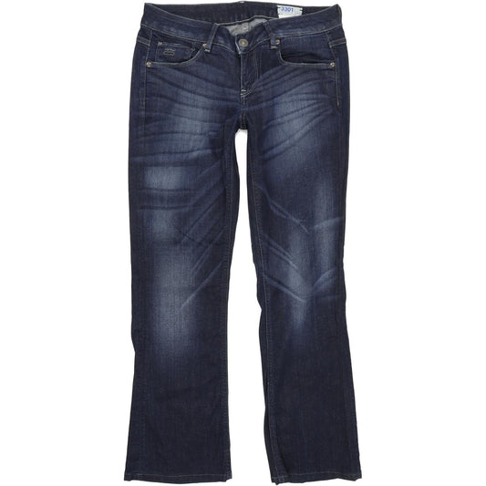 G-Star 3301 Women Blue Bootcut Regular Stretch Jeans W29 L30