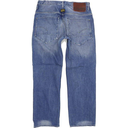 G-Star New Radar Men Blue Straight Loose Jeans W33 L30