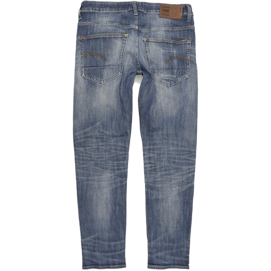 G-Star 3301 Men Blue Skinny Slim Stretch Jeans W32 L32
