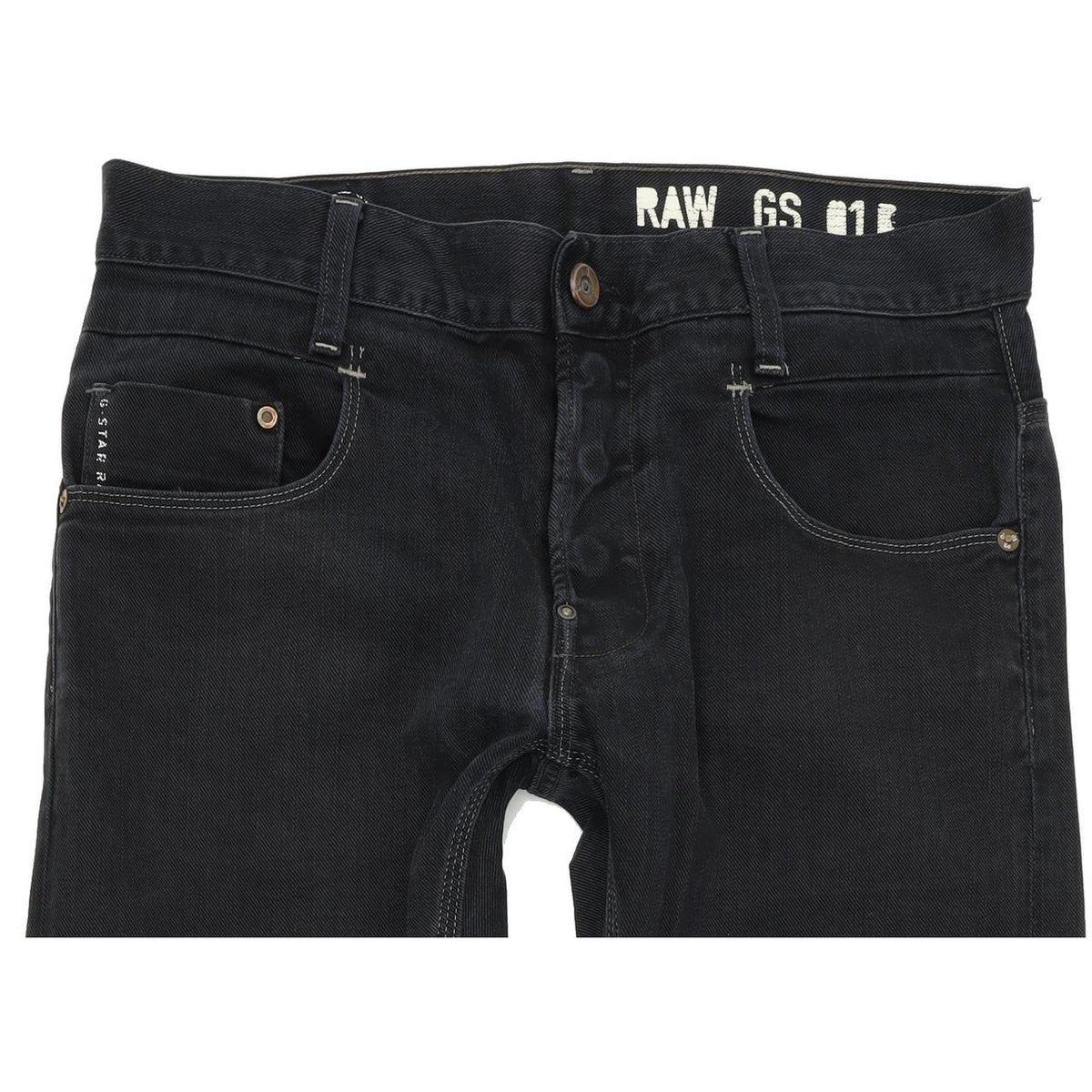 G-Star New Radar Men Blue Straight Slim Jeans W33 L32
