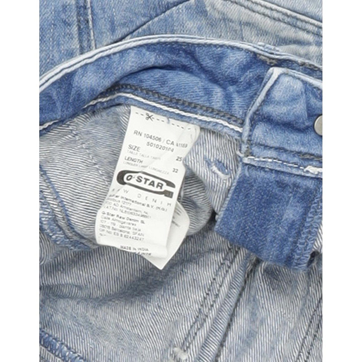 G-Star Low T Women Blue Skinny Slim Stretch Jeans W25 L32