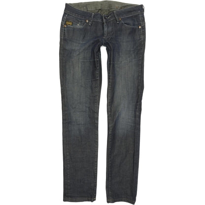 G-Star Midge Women Blue Straight Regular Stretch Jeans W29 L32