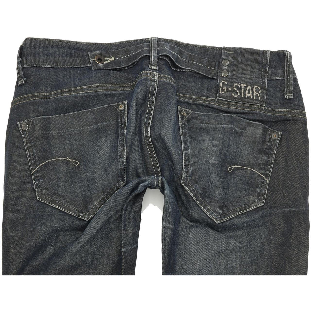 G-Star Midge Women Blue Straight Regular Stretch Jeans W29 L32