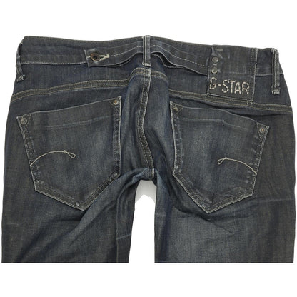 G-Star Midge Women Blue Straight Regular Stretch Jeans W29 L32