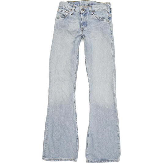Levi's 516 Discontinued Men Blue Flared Regular Jeans W26 L34
