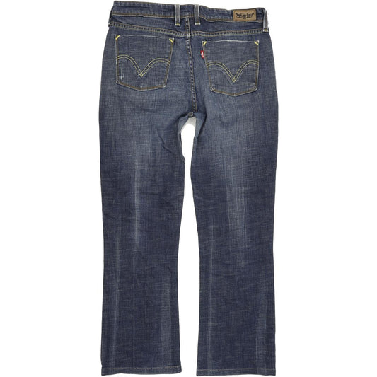 Levi's 629 Women Blue Bootcut Regular Jeans W33 L28