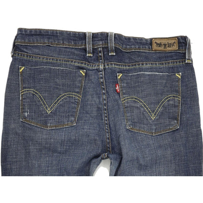 Levi's 629 Women Blue Bootcut Regular Jeans W33 L28