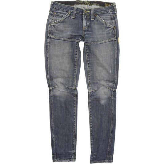 G-Star Elwood Heritage Men Blue Straight Regular Jeans W27 L34