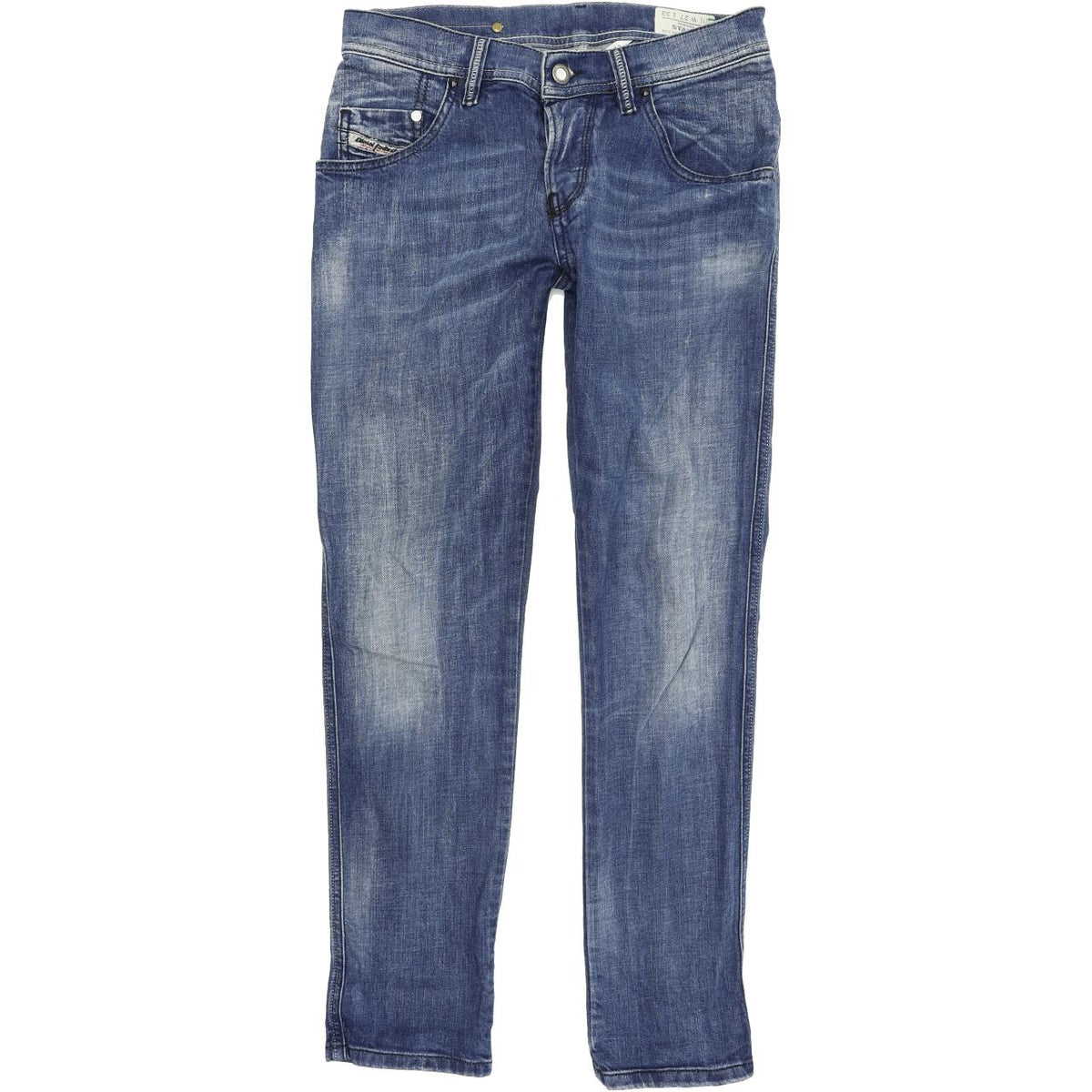 Diesel Staffi 008JQ Women Blue Tapered Slim Stretch Jeans W27 L30