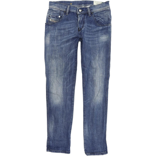 Diesel Staffi 008JQ Women Blue Tapered Slim Stretch Jeans W27 L30