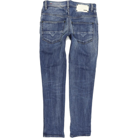 Diesel Staffi 008JQ Women Blue Tapered Slim Stretch Jeans W27 L30