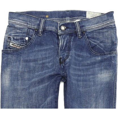 Diesel Staffi 008JQ Women Blue Tapered Slim Stretch Jeans W27 L30