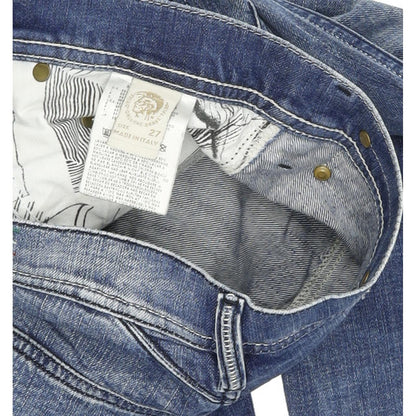 Diesel Staffi 008JQ Women Blue Tapered Slim Stretch Jeans W27 L30
