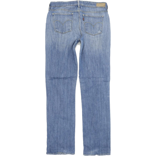 Levi's Slight Curve Women Blue Straight Regular Stretch Jeans W30 L34