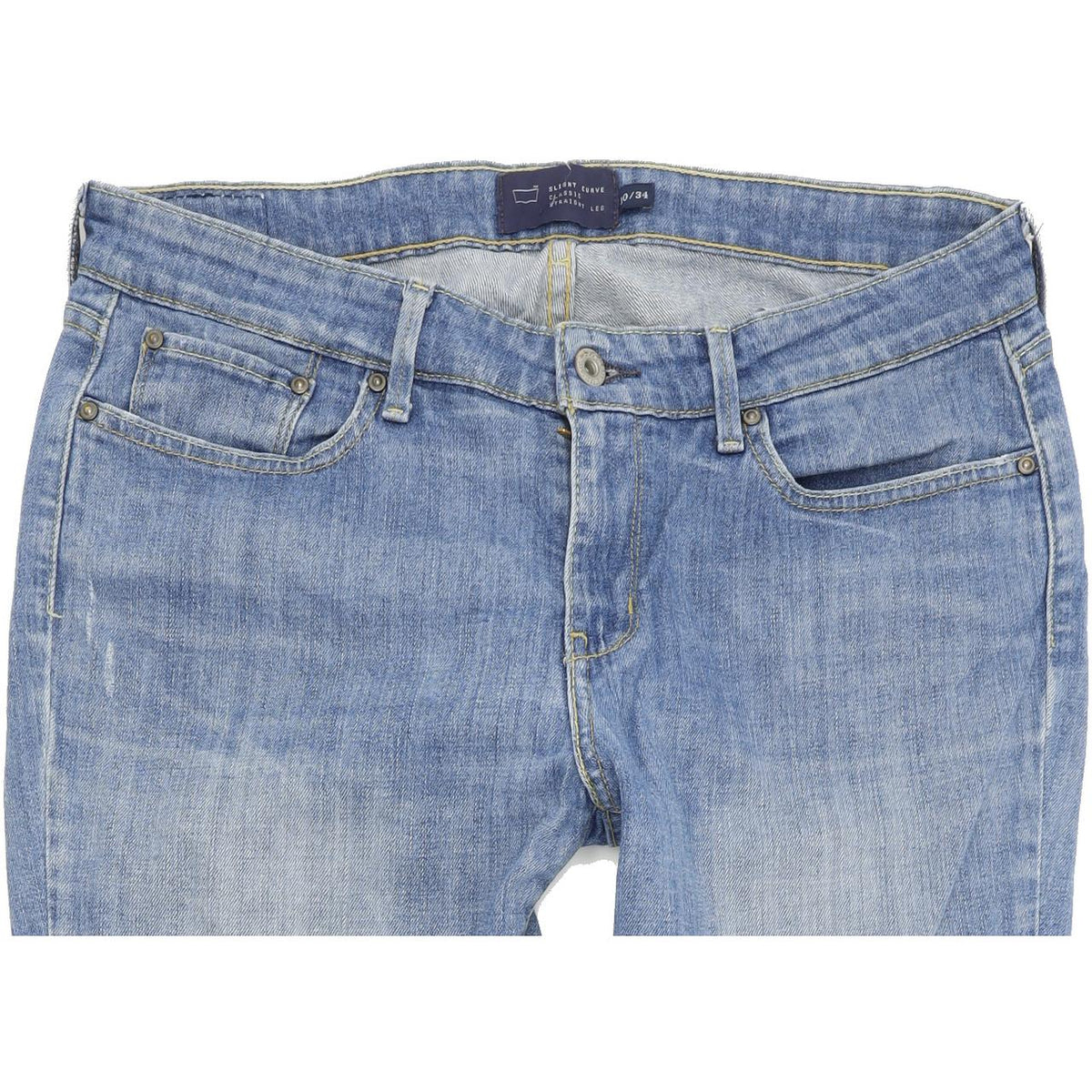 Levi's Slight Curve Women Blue Straight Regular Stretch Jeans W30 L34