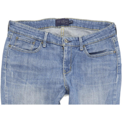 Levi's Slight Curve Women Blue Straight Regular Stretch Jeans W30 L34