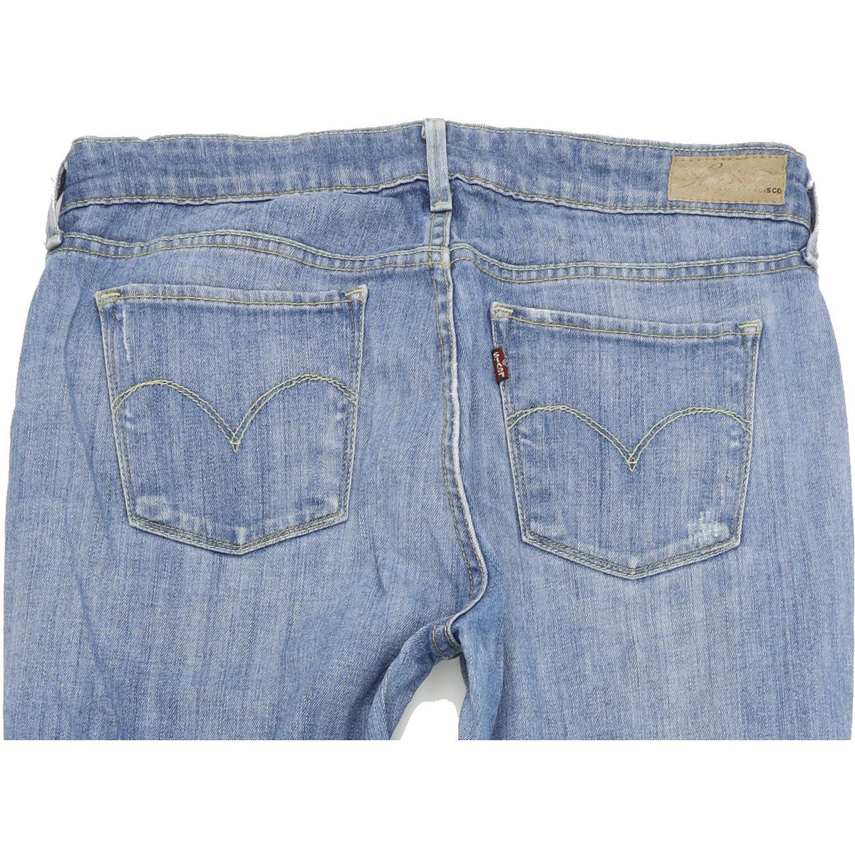 Levi's Slight Curve Women Blue Straight Regular Stretch Jeans W30 L34