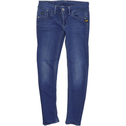 G-Star Women Blue Tapered Regular Stretch Jeans W28 L30
