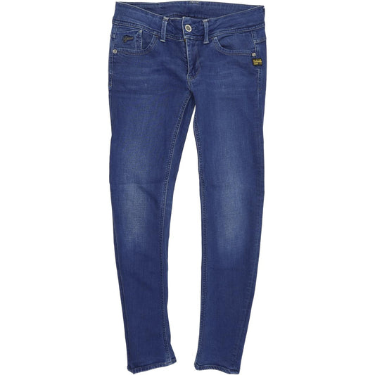 G-Star Women Blue Tapered Regular Stretch Jeans W28 L30