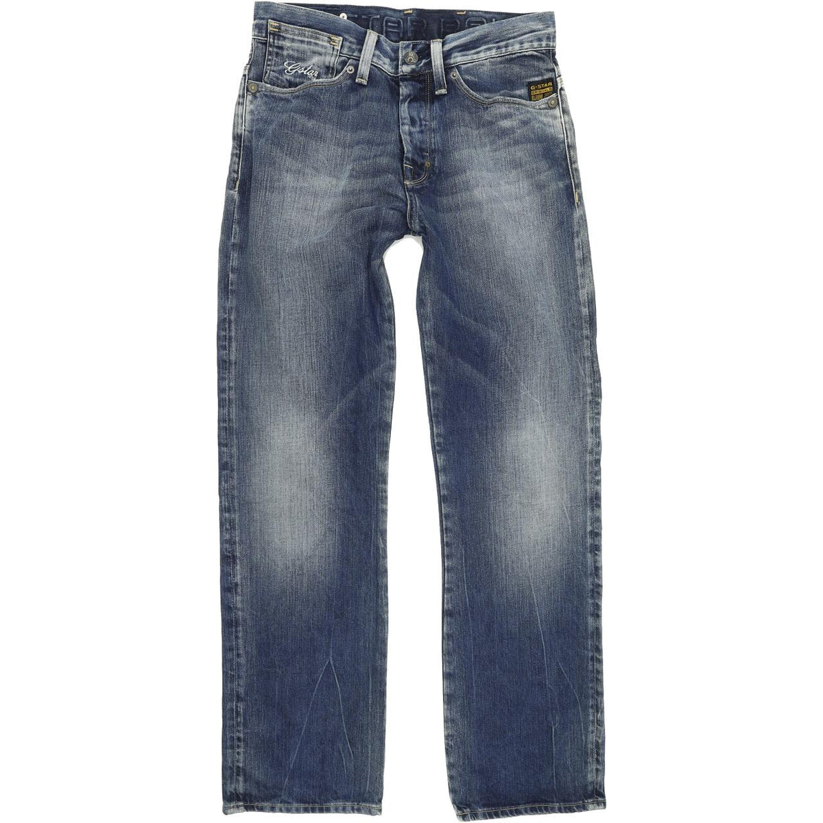 G-Star Coder Women Blue Straight Regular Jeans W29 L32