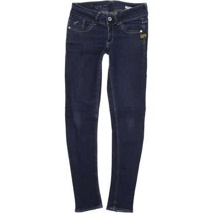 G-Star Lynn Women Blue Skinny Slim Stretch Jeans W28 L32