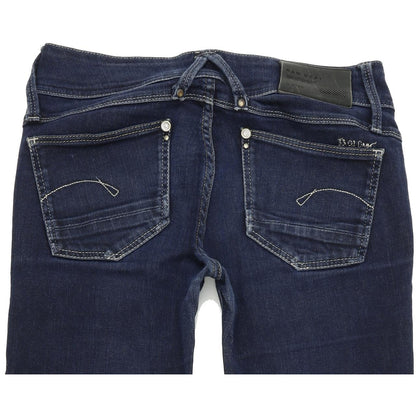 G-Star Lynn Women Blue Skinny Slim Stretch Jeans W28 L32