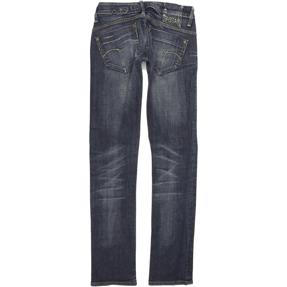 G-Star Midge Women Blue Straight Regular Stretch Jeans W26 L34