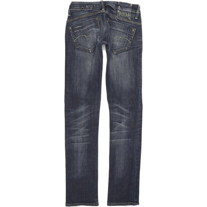 G-Star Midge Women Blue Straight Regular Stretch Jeans W26 L34