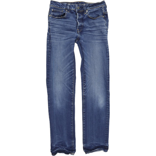 G-Star 3301 Men Blue Straight Regular Stretch Jeans W29 L32