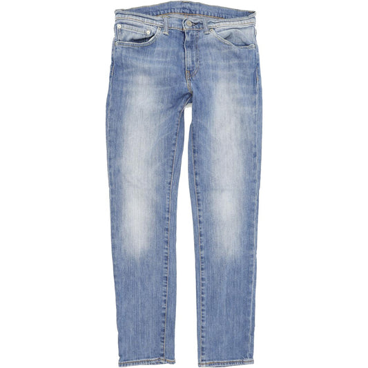 Levi's 511 Men Blue Skinny Slim Stretch Jeans W32 L32