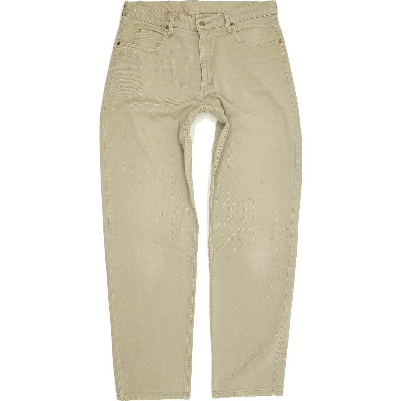Lee Kansas Men Grey Straight Regular Jeans W34 L33