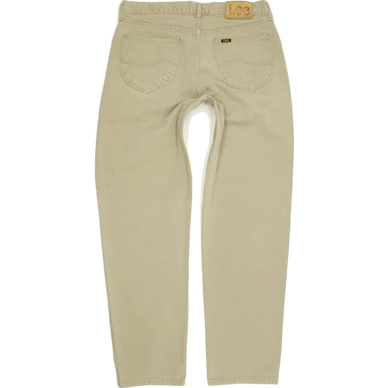 Lee Kansas Men Grey Straight Regular Jeans W34 L33