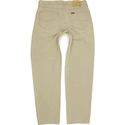 Lee Kansas Men Grey Straight Regular Jeans W34 L33
