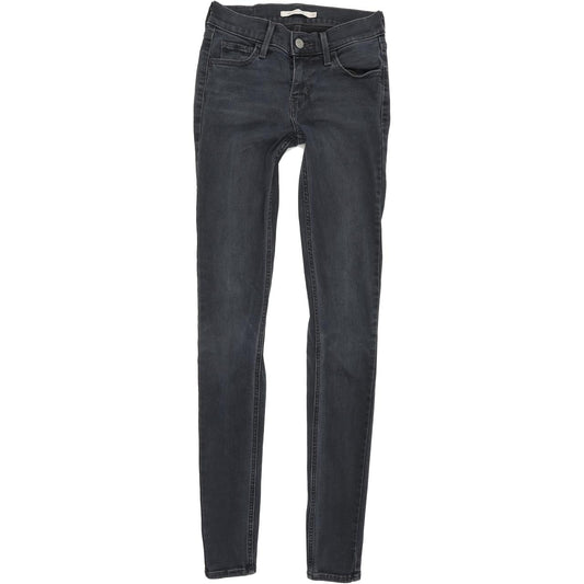 Levi's 710 Women Blue Skinny Slim Stretch Jeans W25 L32