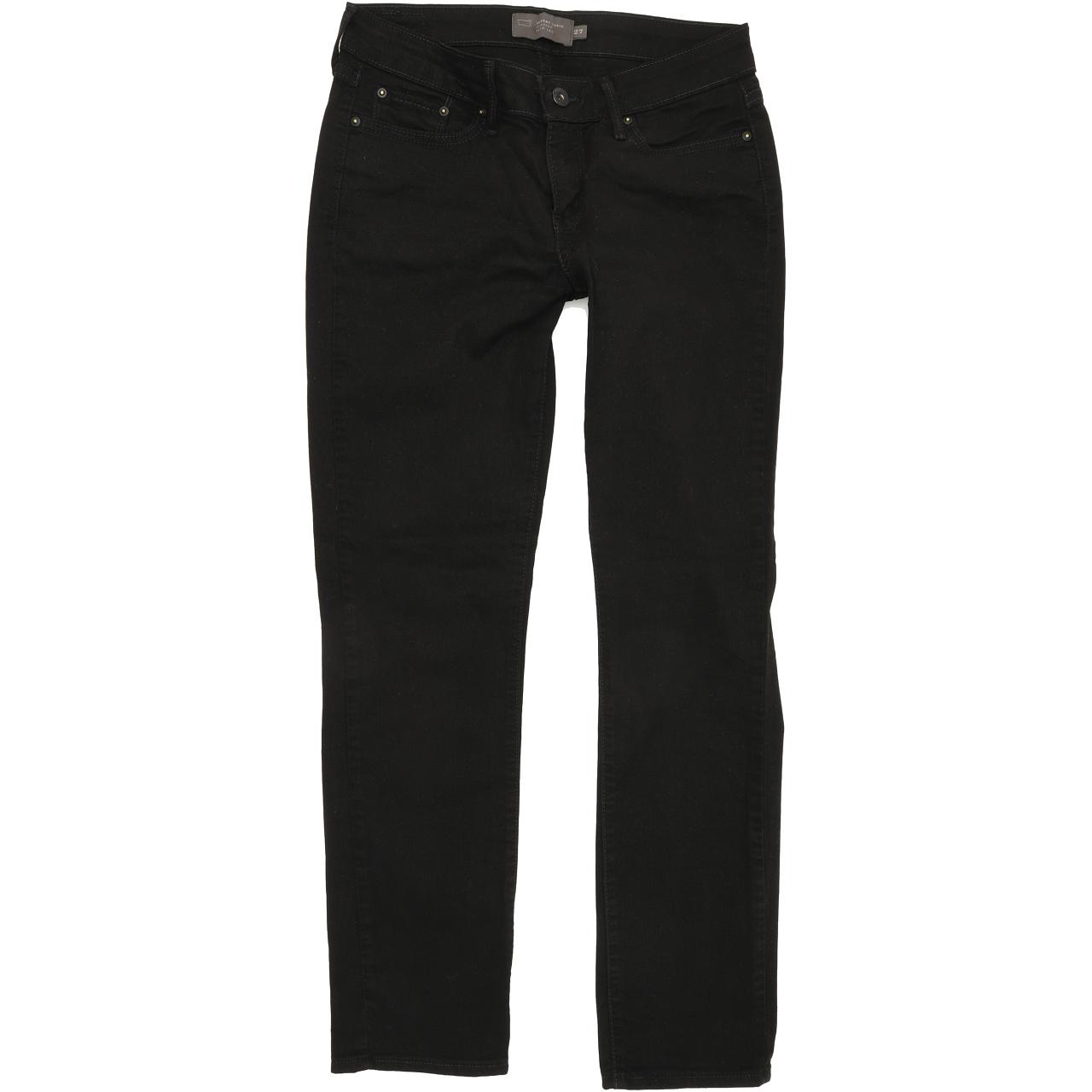 Levi's Slight Curve Women Black Skinny Slim Stretch Jeans W27 L29