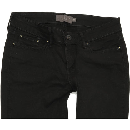 Levi's Slight Curve Women Black Skinny Slim Stretch Jeans W27 L29