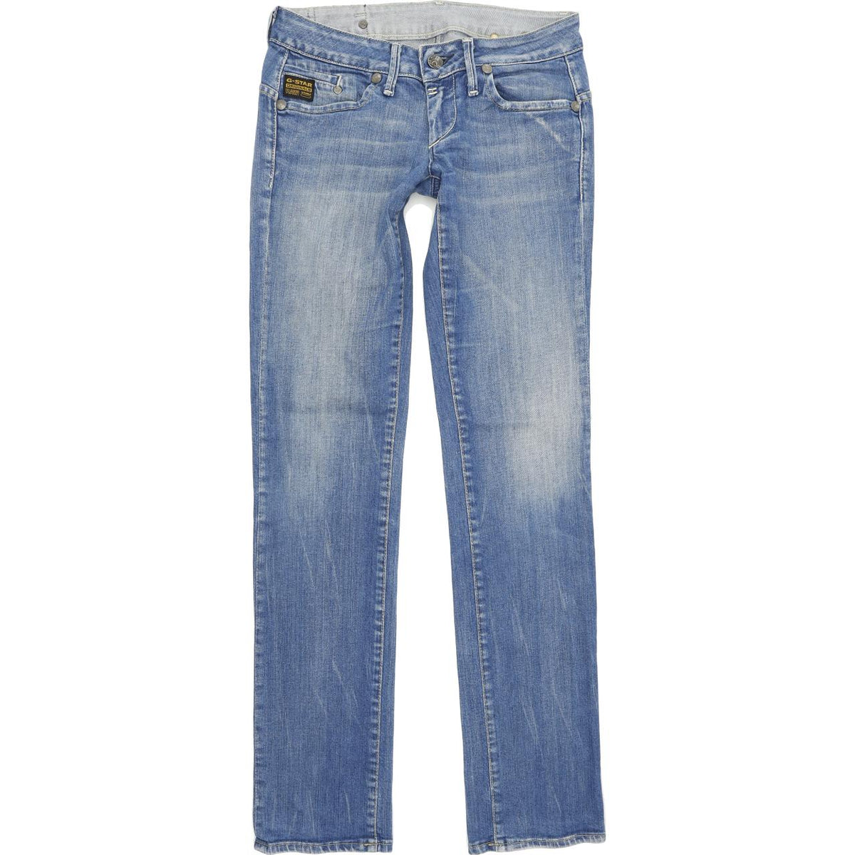 G-Star Women Blue Skinny Slim Stretch Jeans W26 L32