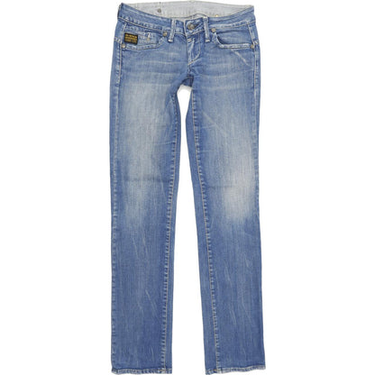 G-Star Women Blue Skinny Slim Stretch Jeans W26 L32