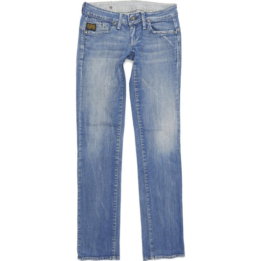 G-Star Women Blue Skinny Slim Stretch Jeans W26 L32