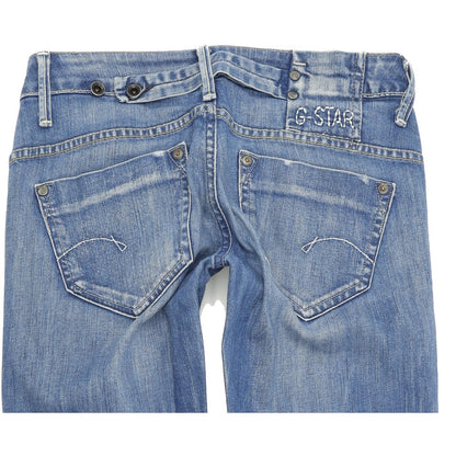 G-Star Women Blue Skinny Slim Stretch Jeans W26 L32