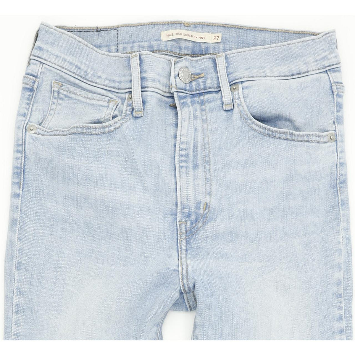 Levi's Mile High Women Blue Skinny Slim Stretch Jeans W27 L28