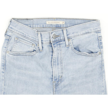 Levi's Mile High Women Blue Skinny Slim Stretch Jeans W27 L28