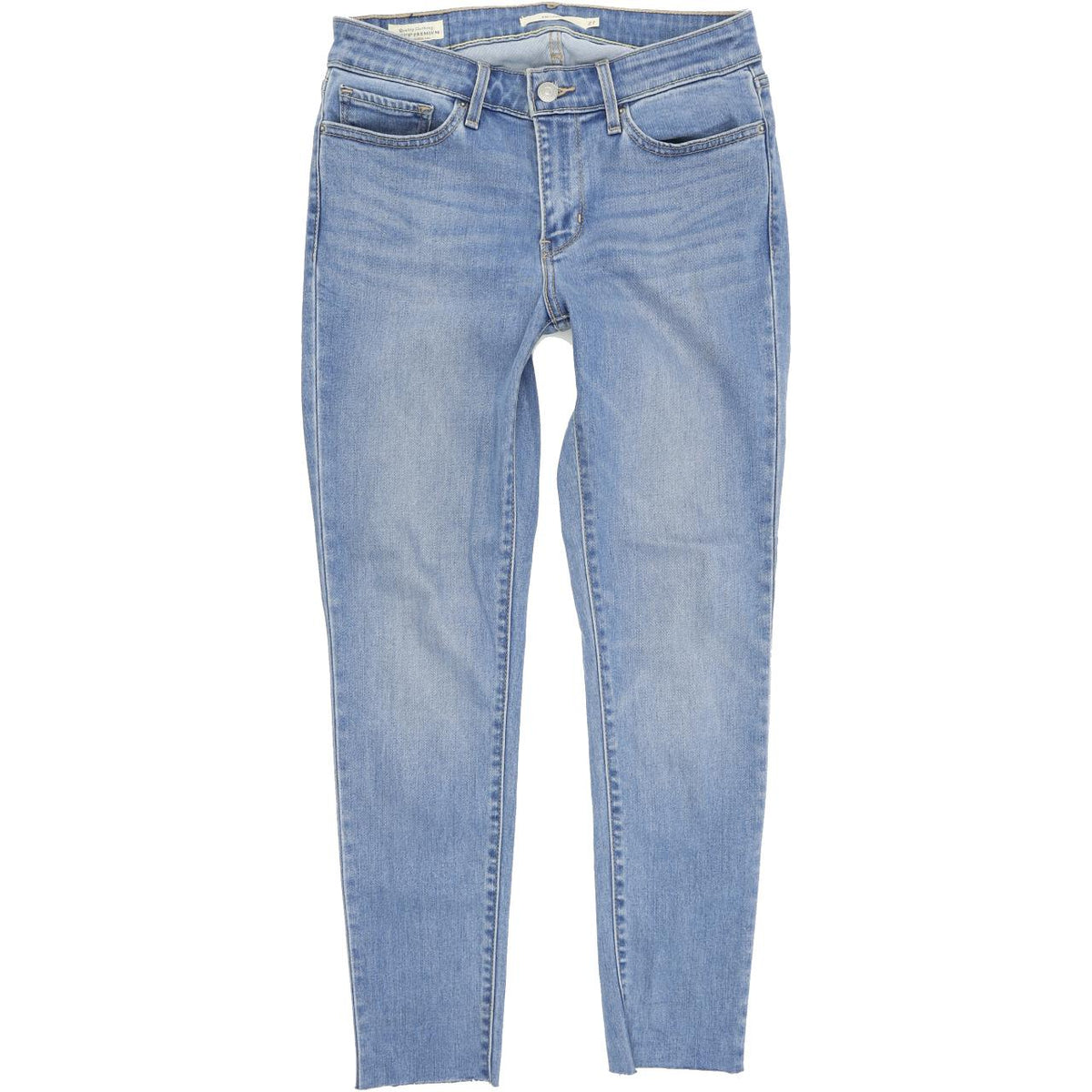 Levi's 711 Women Blue Skinny Slim Stretch Jeans W27 L26