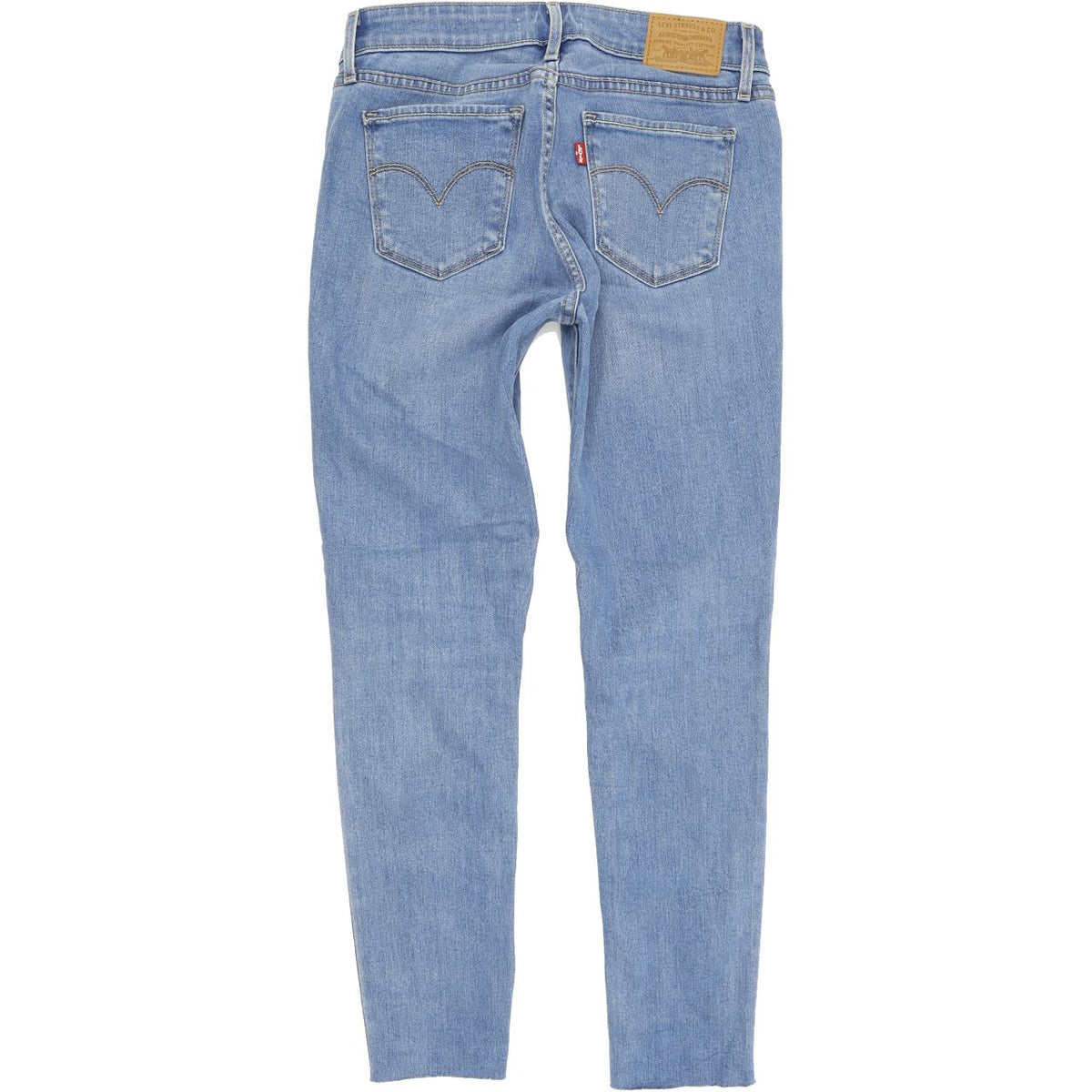 Levi's 711 Women Blue Skinny Slim Stretch Jeans W27 L26