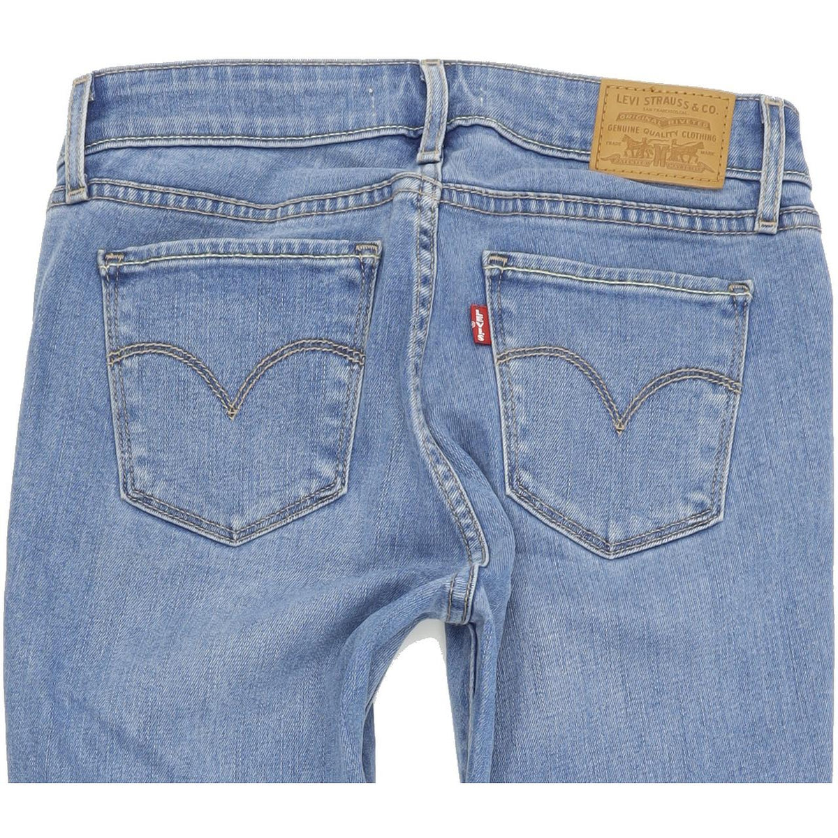 Levi's 711 Women Blue Skinny Slim Stretch Jeans W27 L26