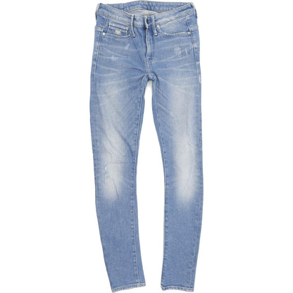 G-Star Women Blue Skinny Slim Stretch Jeans W26 L30