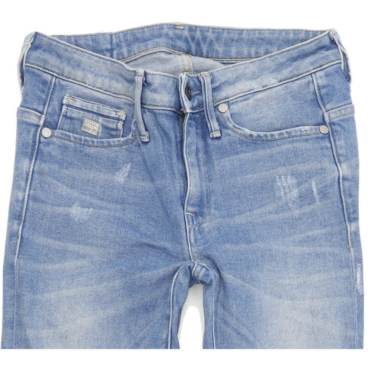 G-Star Women Blue Skinny Slim Stretch Jeans W26 L30