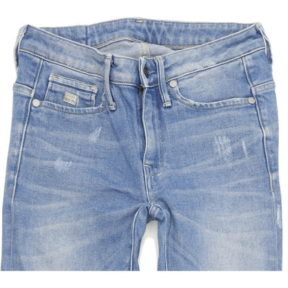 G-Star Women Blue Skinny Slim Stretch Jeans W26 L30