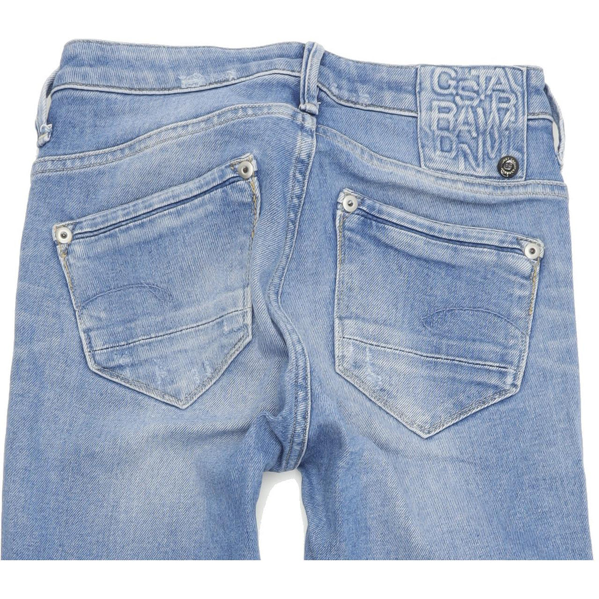 G-Star Women Blue Skinny Slim Stretch Jeans W26 L30