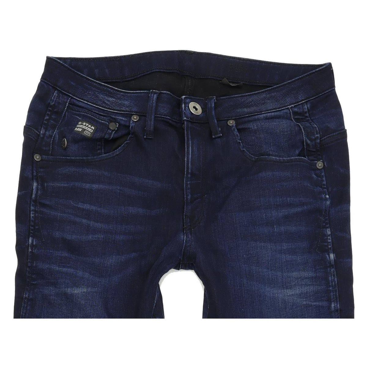 G-Star Arc 3D Kate Women Blue Tapered Slim Stretch Jeans W26 L34